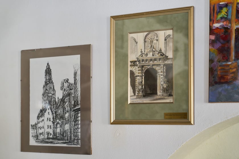 Pomieszczenia Towarzystwa Miłośnik&oacute;w Wrocławia na II piętrze kamienicy