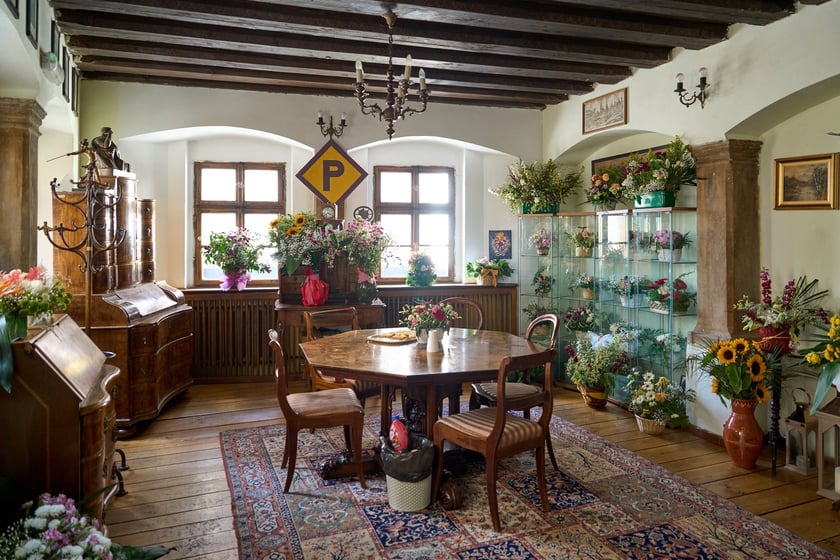 Pomieszczenia Towarzystwa Miłośnik&oacute;w Wrocławia na II piętrze kamienicy