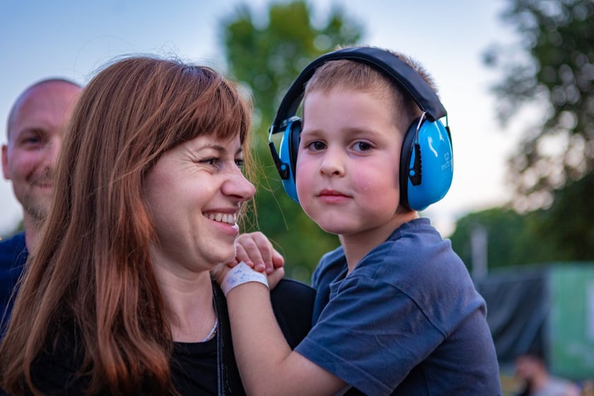 Na zdjęciach sobotni wiecz&oacute;r (19 lipca) na Festiwalu WROsound