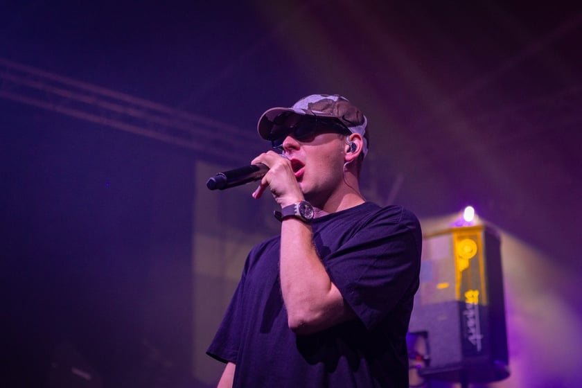 Na zdjęciach sobotni wiecz&oacute;r (19 lipca) na Festiwalu WROsound