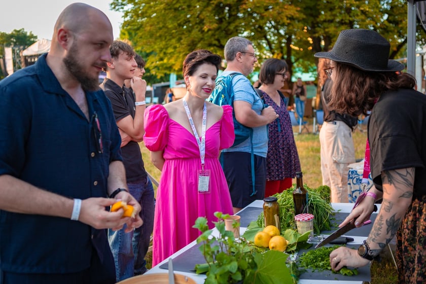 Na zdjęciach sobotni wiecz&oacute;r (19 lipca) na Festiwalu WROsound