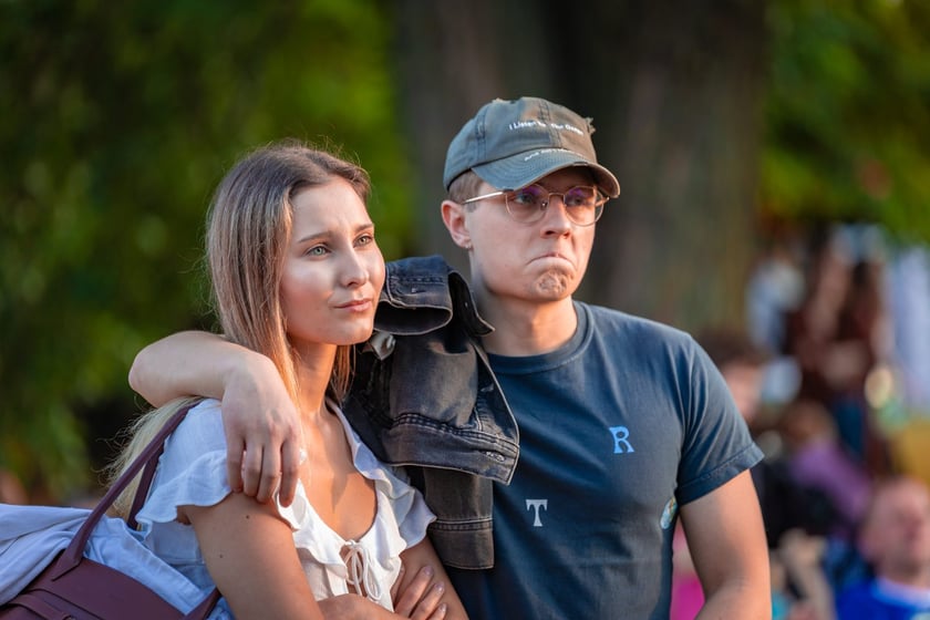 Na zdjęciach sobotni wiecz&oacute;r (19 lipca) na Festiwalu WROsound