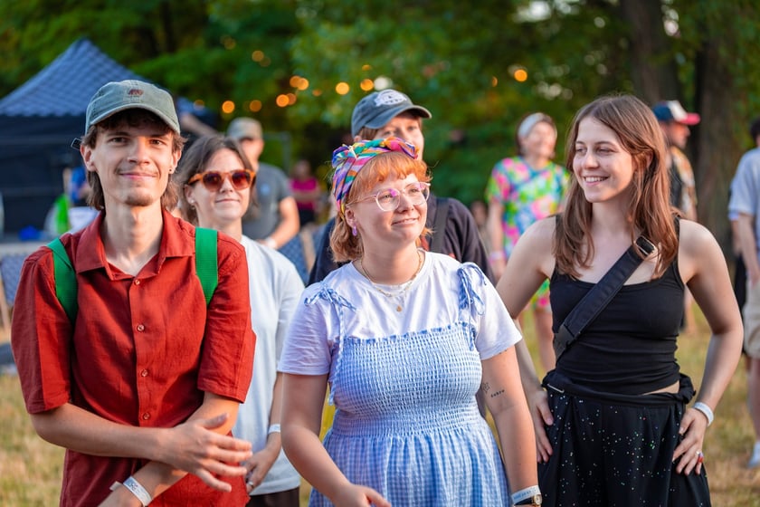 Na zdjęciach sobotni wiecz&oacute;r (19 lipca) na Festiwalu WROsound