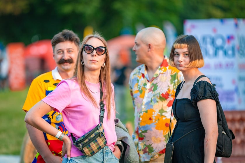 Na zdjęciach sobotni wiecz&oacute;r (19 lipca) na Festiwalu WROsound