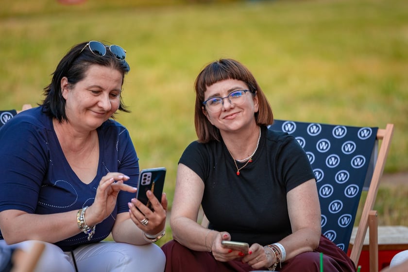 Na zdjęciach sobotni wiecz&oacute;r (19 lipca) na Festiwalu WROsound