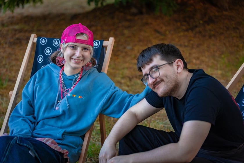 Na zdjęciach sobotni wiecz&oacute;r (19 lipca) na Festiwalu WROsound