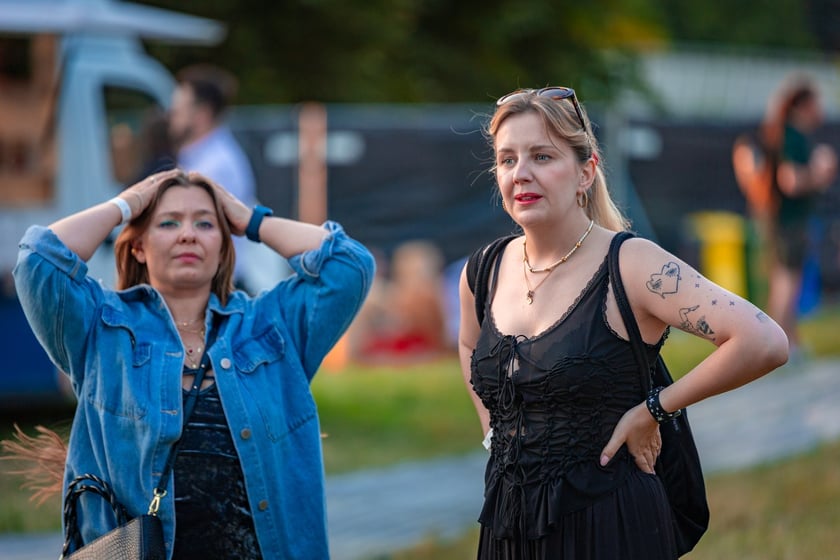 Na zdjęciach sobotni wiecz&oacute;r (19 lipca) na Festiwalu WROsound
