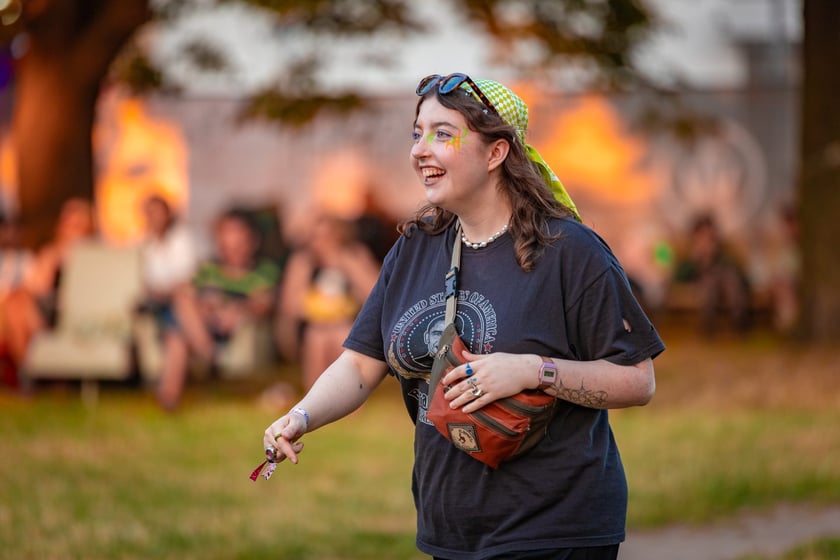 Na zdjęciach sobotni wiecz&oacute;r (19 lipca) na Festiwalu WROsound