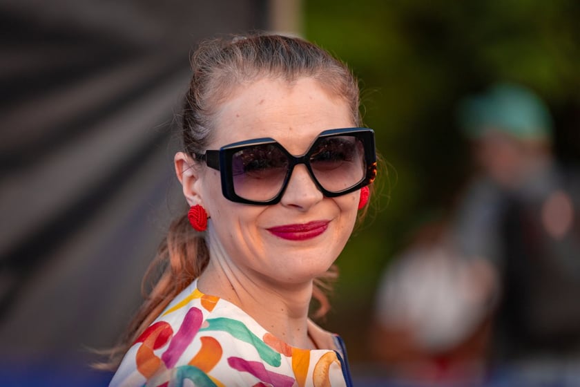 Na zdjęciach sobotni wiecz&oacute;r (19 lipca) na Festiwalu WROsound
