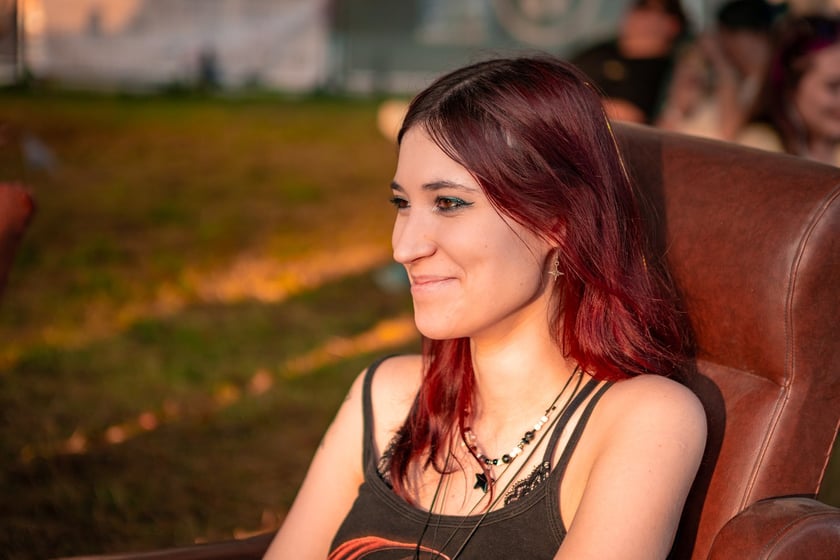 Na zdjęciach sobotni wiecz&oacute;r (19 lipca) na Festiwalu WROsound