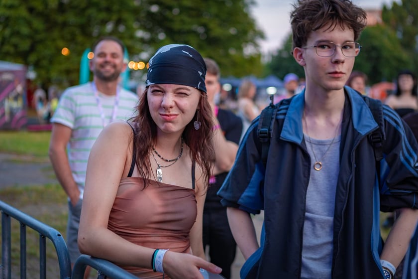 Na zdjęciach sobotni wiecz&oacute;r (19 lipca) na Festiwalu WROsound