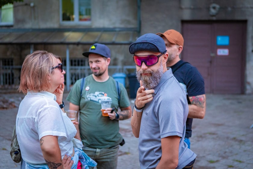 Na zdjęciach sobotni wiecz&oacute;r (19 lipca) na Festiwalu WROsound