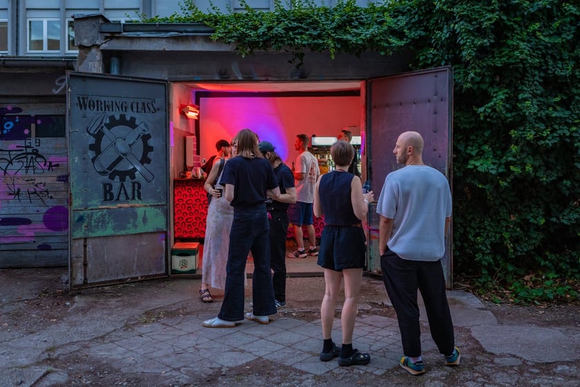 Na zdjęciach sobotni wiecz&oacute;r (19 lipca) na Festiwalu WROsound