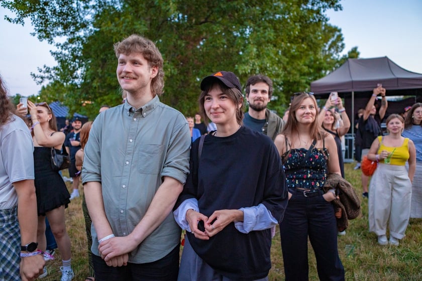 Na zdjęciach sobotni wiecz&oacute;r (19 lipca) na Festiwalu WROsound