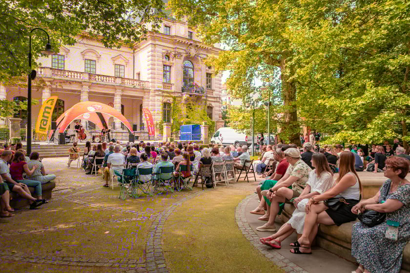 Park Staromiejski, 26.07.2025. Koncert Dominik Mąkosa Trio, Vertigo Summer Jazz Festival 2025.