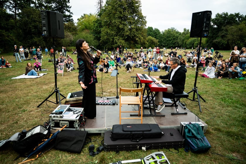 Koncert Kasi Pakosy i Roberta Jarmużka w parku Grabiszyńskim, 5 września 2025