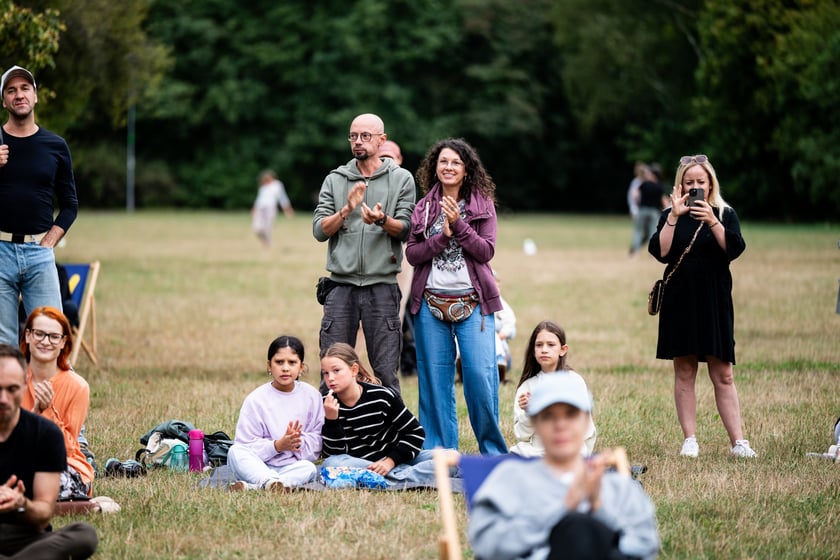 Koncert Kasi Pakosy i Roberta Jarmużka w parku Grabiszyńskim, 5 września 2025