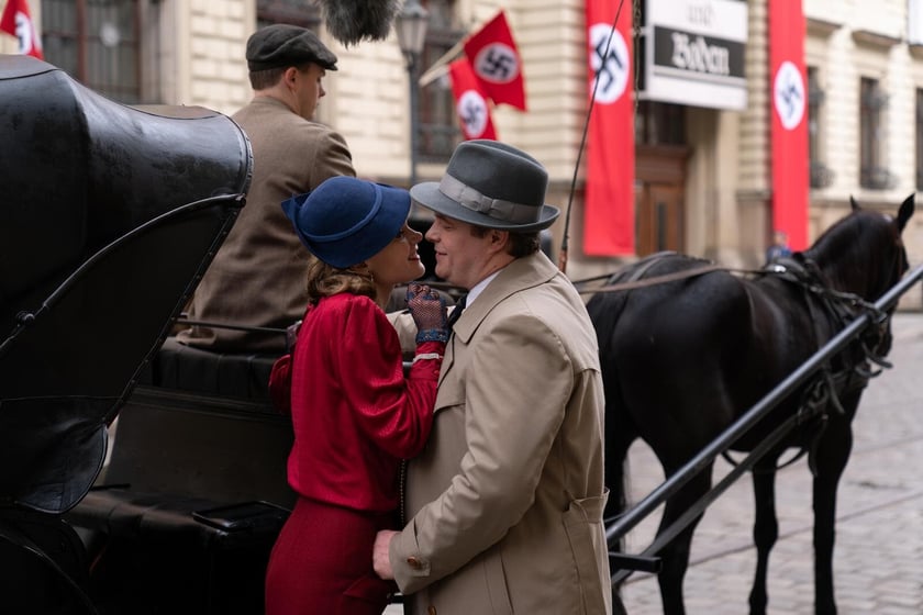 Serial „Breslau” kręcono we Wrocławiu – tu bohaterowie na ulicy Szajnochy 