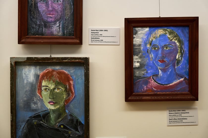 Prace z wystawy  Gerdy Stryi-Leitgeb w Pałacu Królewskim