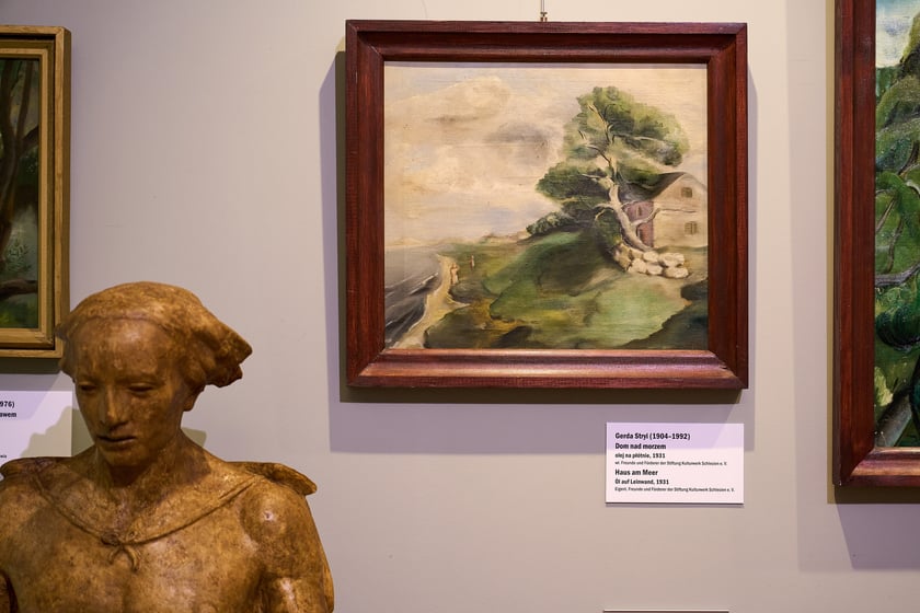 Prace z wystawy  Gerdy Stryi-Leitgeb w Pałacu Królewskim