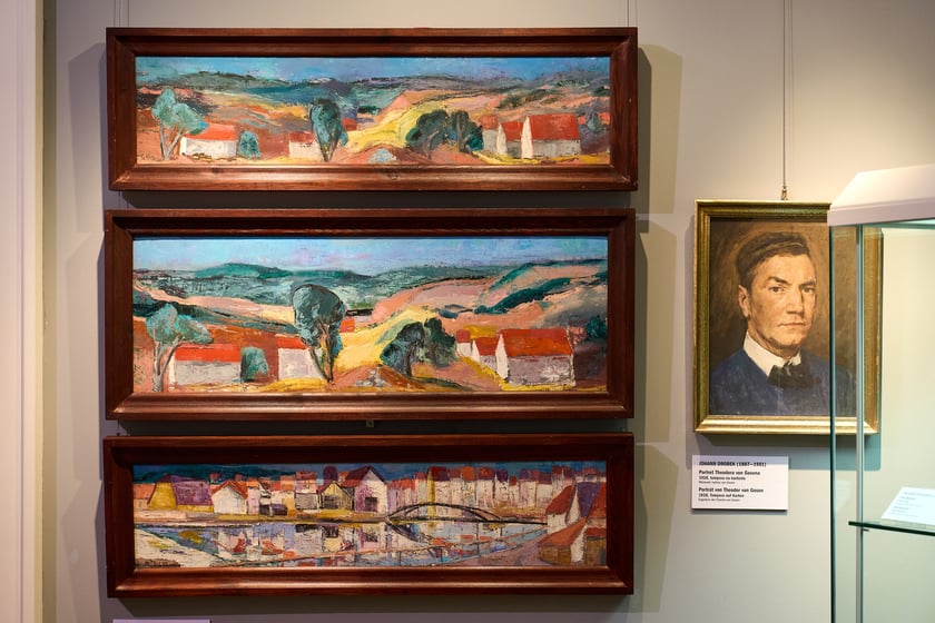 Prace z wystawy  Gerdy Stryi-Leitgeb w Pałacu Królewskim