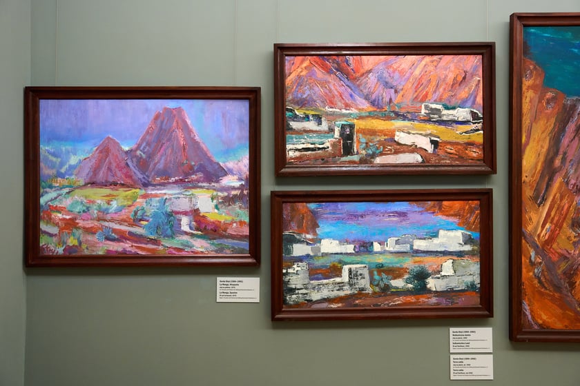 Prace z wystawy  Gerdy Stryi-Leitgeb w Pałacu Królewskim