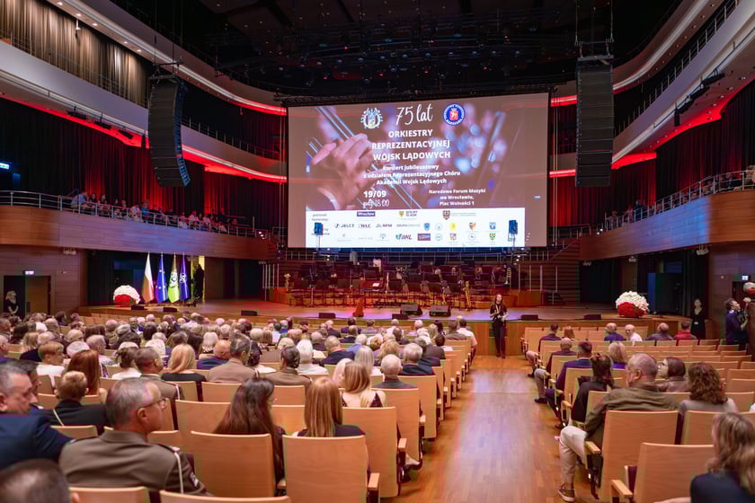 Koncert jubileuszowy na 75-lecie Orkiestry Reprezentacyjnej Wojsk Lądowych w Narodowym Forum Muzyki - 19 września 2025