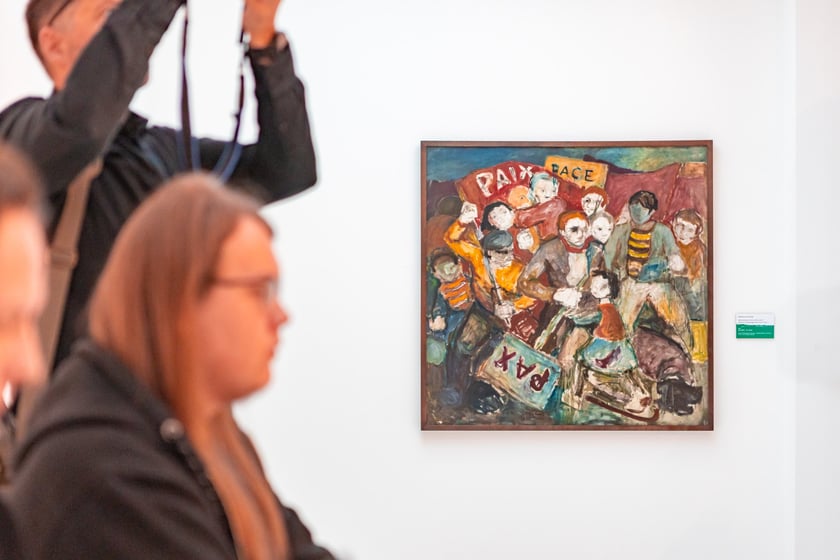 Wystawa poświęcona Waldemarowi Cwenarskiemu w Pawilonie Czterech Kopuł tuż przed otwarciem