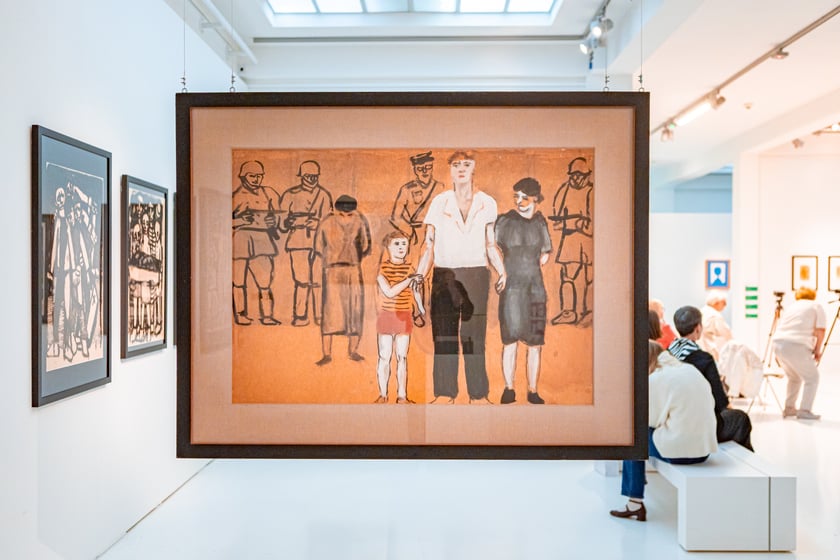 Wystawa poświęcona Waldemarowi Cwenarskiemu w Pawilonie Czterech Kopuł tuż przed otwarciem