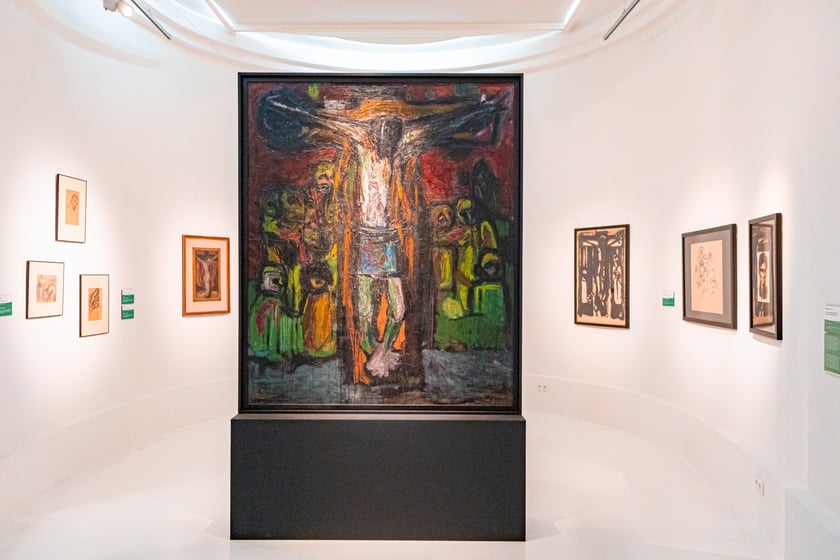 Wystawa poświęcona Waldemarowi Cwenarskiemu w Pawilonie Czterech Kopuł tuż przed otwarciem