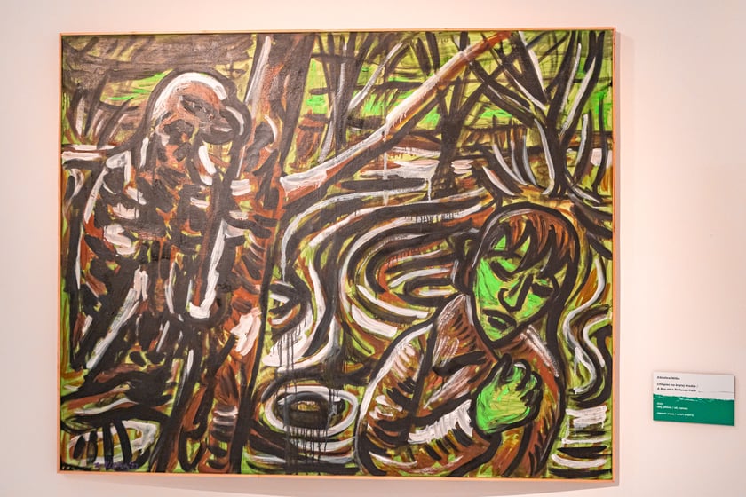 Wystawa poświęcona Waldemarowi Cwenarskiemu w Pawilonie Czterech Kopuł tuż przed otwarciem