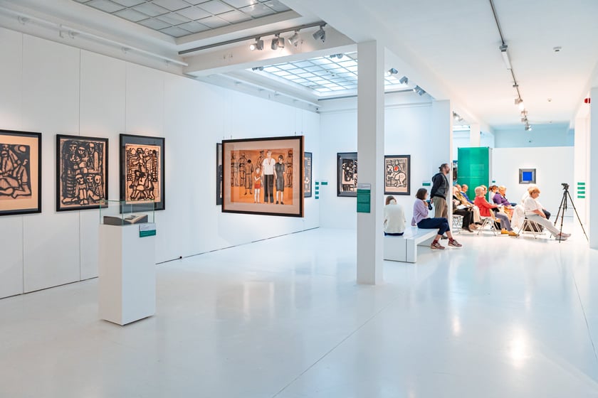 Wystawa poświęcona Waldemarowi Cwenarskiemu w Pawilonie Czterech Kopuł tuż przed otwarciem