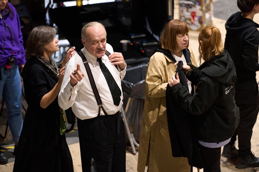 Hanns Zischler i Ewa Puszczyńska