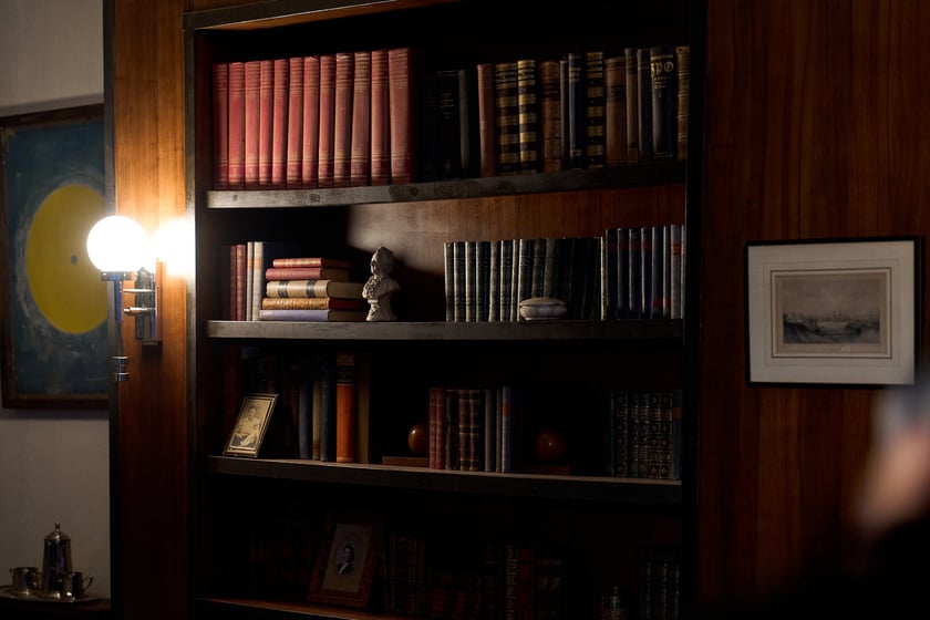 Wytw&oacute;rnia Film&oacute;w Fabularnych we Wrocławiu - studio "B", plan filmu "1949" w reż. Pawła Pawlikowskiego