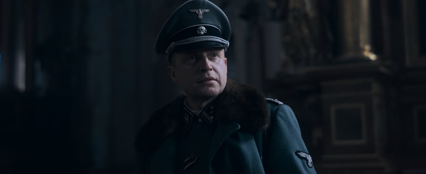 Piotr Adamczyk w filmie &bdquo;Skarbek&rdquo;&nbsp;