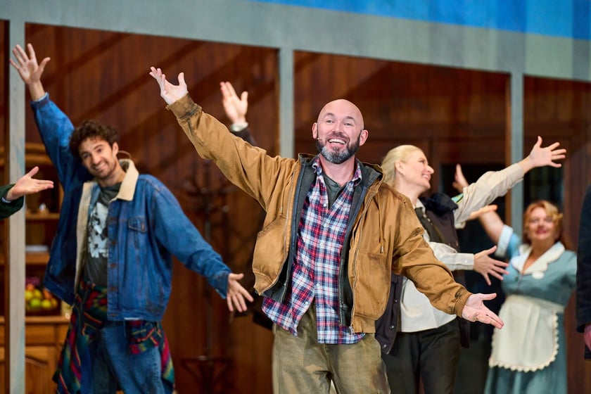 Pr&oacute;ba prasowa do spektaklu &bdquo;Dzień świstaka&rdquo; w Teatrze Muzycznym Capitol