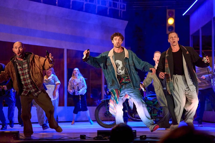 Pr&oacute;ba prasowa do spektaklu &bdquo;Dzień świstaka&rdquo; w Teatrze Muzycznym Capitol