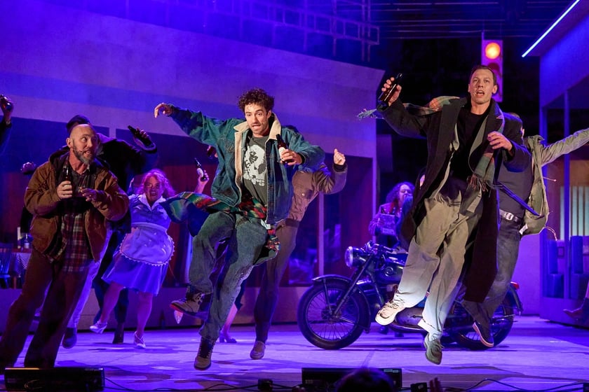 Pr&oacute;ba prasowa do spektaklu &bdquo;Dzień świstaka&rdquo; w Teatrze Muzycznym Capitol