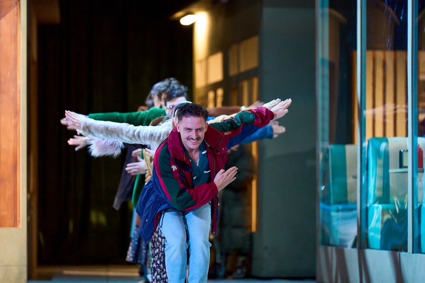 Pr&oacute;ba prasowa do spektaklu &bdquo;Dzień świstaka&rdquo; w Teatrze Muzycznym Capitol