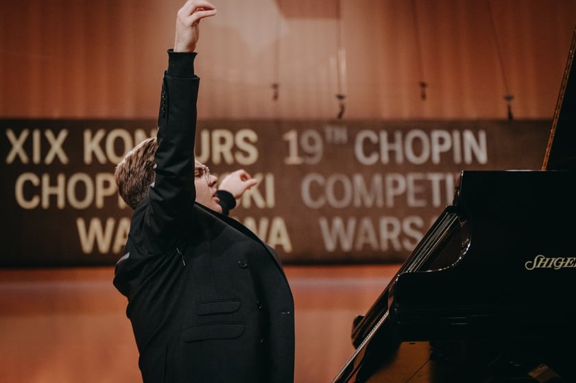 Piotr Alexewicz podczas przesłuchań w II etapie Konkursu Chopinowskiego