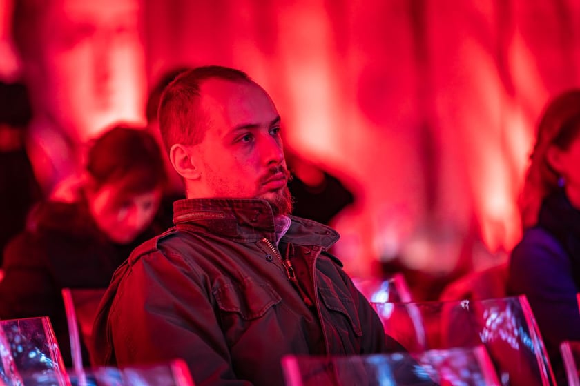 Strefa Melomana Konkursu Chopinowskiego w specjalnym pawilonie na pl. Społecznym przed dawnym Impartem&nbsp;