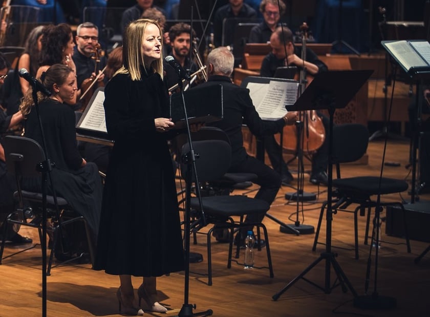 <p>Na zdjęciu Olga Humeńczuk, dyrektor NFM, podczas inauguracji Festiwalu Wratislavia Cantans 2025&nbsp;</p>
