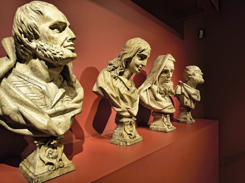 ewangeliści Marek, Jan, Łukasz, Mateusz | Georg Leonhard Weber | dawniej w pałacu cysters&oacute;w krzeszowskich w Świdnicy | 1723-1725