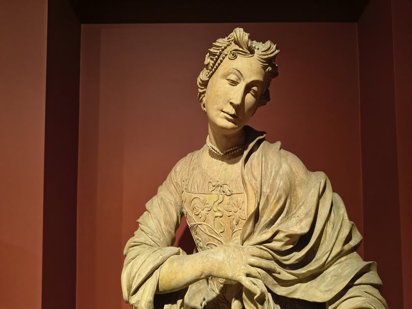 św. Barbara | Thomas Weissfeld | dawniej w kościele Świętego Krzyża we Wrocławiu | 1704-1705