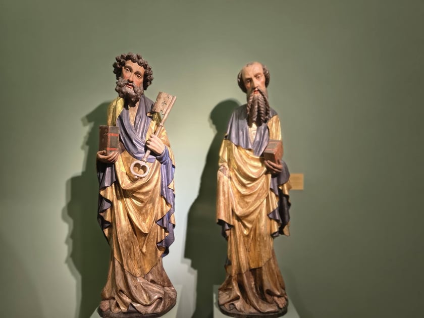 św. Piotr i św. Paweł | z kościoła Marii i Magdaleny we Wrocławiu | mistrz wrocławski | XV w.