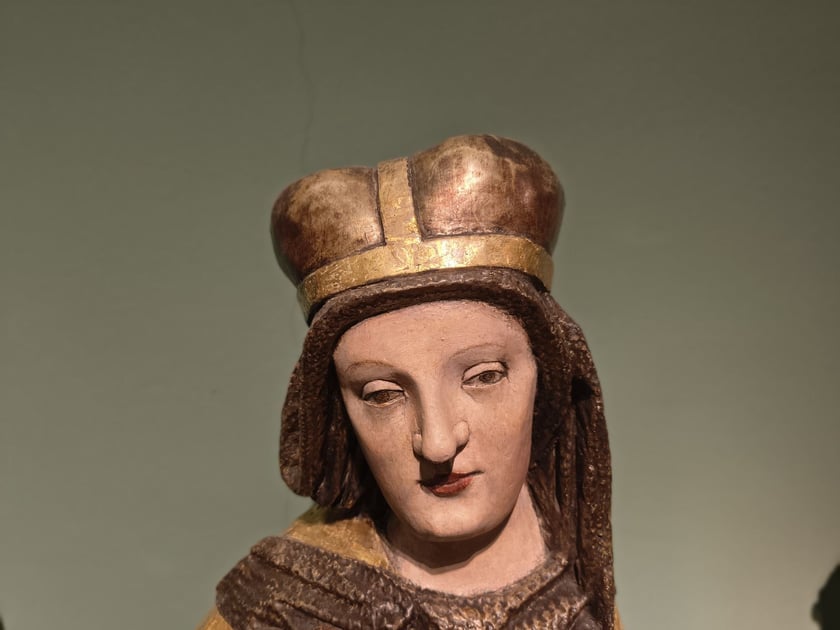 popiersie relikwiarzowe św. Elżbiety | z predelli złotnik&oacute;w wrocławskich | 1473