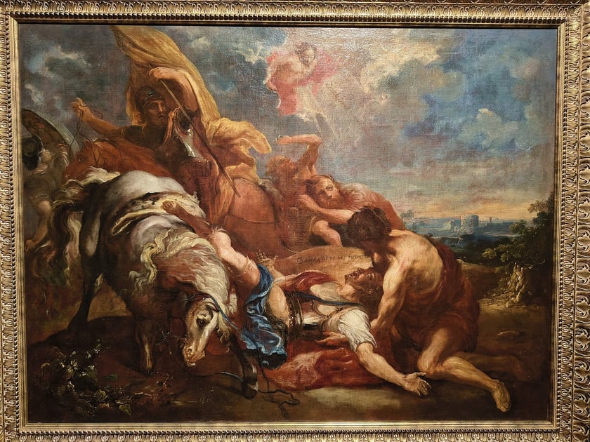 Nawr&oacute;cenie św. Pawła | Michael Willmann (?) wg Petera Paula Rubensa | druga połowa XVII w. (?) | olej na pł&oacute;tnie