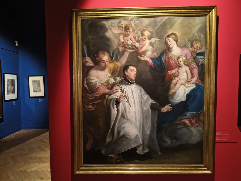 Wizja św. Alojzego | P.H. Franck | olej na pł&oacute;tnie | ok. 1650