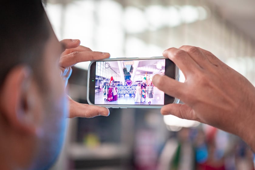 Obchody Święta Diwali na lotnisku we Wrocławiu, 2 listopada 2025