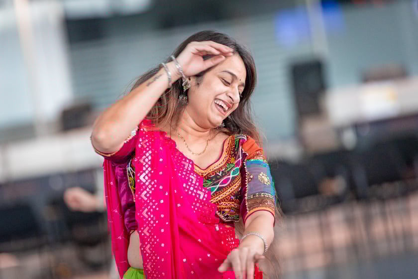 Obchody Święta Diwali na lotnisku we Wrocławiu, 2 listopada 2025